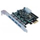 TARJETA PCI EXPRESS MANHATTAN USB 3.0 4 PUERTOS BRACKET L...