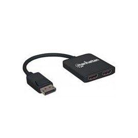 SPLITTER HUB MANHATTAN DISPLAY PORT A 2-PORT HDMI