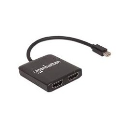 VIDEO SPLITTER MANHATTAN DISPLAYPORT 1 MINI DP IN : 2 HDM...