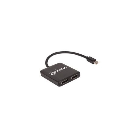 VIDEO SPLITTER MANHATTAN DISPLAYPORT 1 MINI DP IN : 2 HDM...