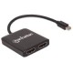 VIDEO SPLITTER MANHATTAN DISPLAYPORT 1 MINI DP IN: 2 HDM...