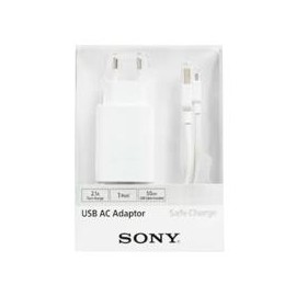 CARGADOR DE PARED SONY USB CON CABLE MICRO USB DE 50 CM D...