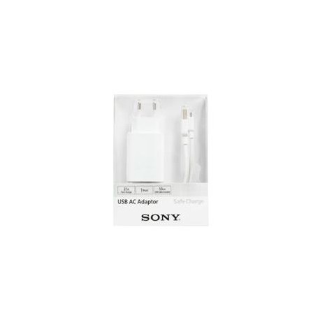 CARGADOR DE PARED SONY USB CON CABLE MICRO USB DE 50 CM D...