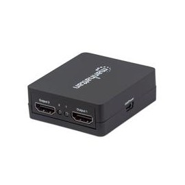 VIDEO SPLITTER HDMI MANHATTAN 1080P 2 PTOS DUPLICADOR ALI...