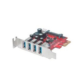TARJETA USB V3 PCI EXPRESS 4 PTOS CORTO-BRACKET MANHATTAN
