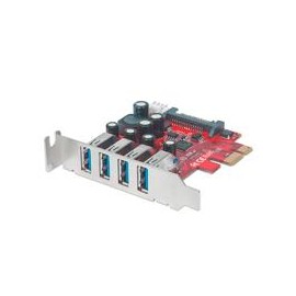 TARJETA USB V3 PCI EXPRESS 4 PTOS CORTO-BRACKET  MANHATTAN