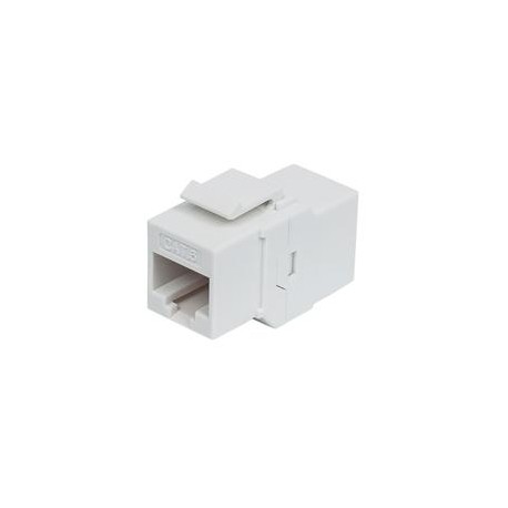 COPLE RJ45-RJ45 INTELLINET CAT6 KEYSTONE  UTP RED BLANCO