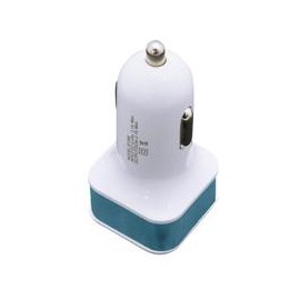 CARGADOR PARA AUTO TIPO PLUG IN P/AUTO 2.1 2 PUERTOS USB...