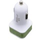 CARGADOR PARA DISPOSITIVOS PLUG IN P/AUTO 2.1 AMP VERDE P...