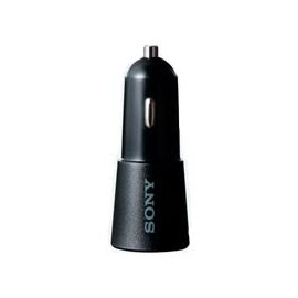 PLUG-IN SONY CARGADOR P/AUTO UNA SALIDA USB COLOR NEGRO