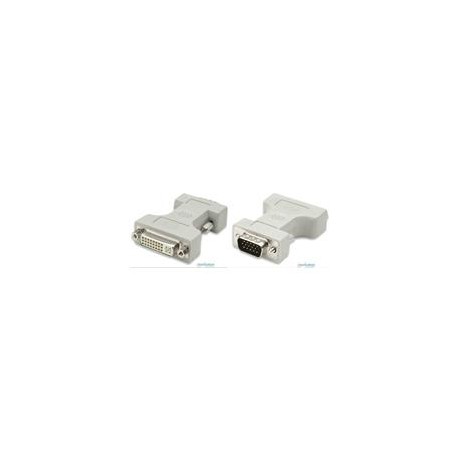 ADAPTADOR  DVI-I A VGA MANHATTAN HD15 HEMBRA-MACHO