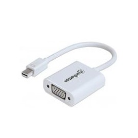 CABLE ADAPTADOR MANHATTAN MINI DISPLAYPORT A VGA 1080P M-H