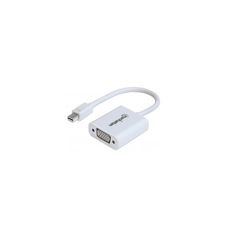 CABLE ADAPTADOR MANHATTAN MINI DISPLAYPORT A VGA 1080P M-H