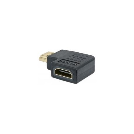 ADAPTADOR CODO HDMI MANHATTAN CAMBIADOR ANGULO DERECHO 90...