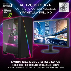 PC ARQUITECTURA CORE I7-10700F NVIDIA 32GB DDR4 RTX 3060 ...