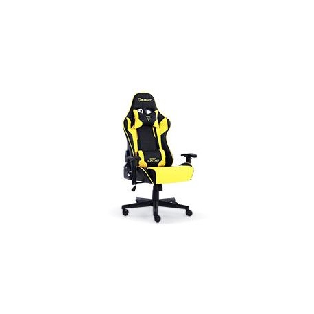 SILLA GAMER OCELOT/COLOR AMARILLA CON NEGRO/DESCANSA BRAZ...