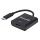 CONVERTIDOR MANHATTAN USB TIPO C MACHO A DISPLAYPORT HEMB...