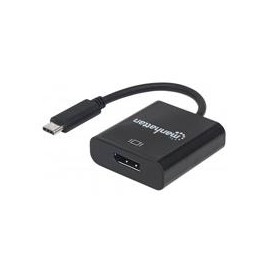 CONVERTIDOR MANHATTAN USB TIPO C MACHO A DISPLAYPORT HEMB...