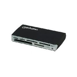 LECTOR DE MEMORIAS MANHATTAN 60 EN 1 USB 2.0 NEGRO