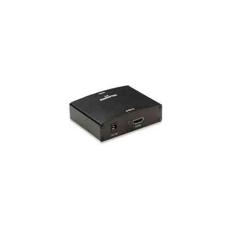 CONVERTIDOR MANHATTAN VGA HD15 A HDMI 1080P AUDIO RCA