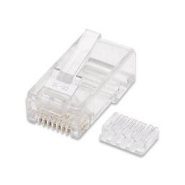 PLUG MODULAR RJ45 INTELLINET UTP CAT6 SOLIDO BOTE CON 100...