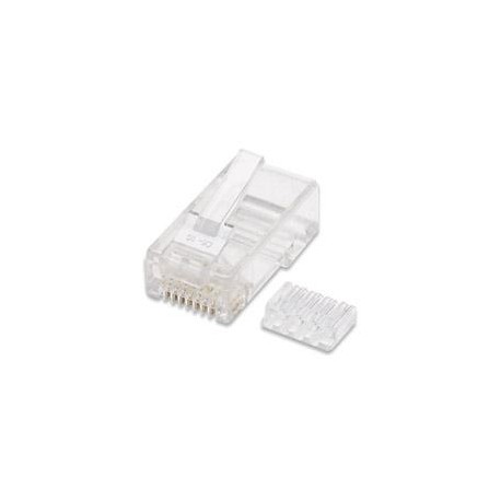 PLUG MODULAR RJ45 INTELLINET UTP CAT6 SOLIDO BOTE CON 100...