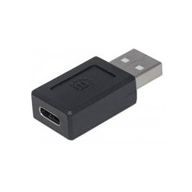 ADAPTADOR MANHATTAN USB-C A USB TIPO A 2.0 HEMBRA-MACHO