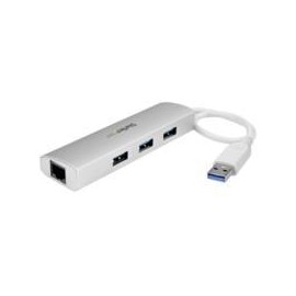 CONCENTRADOR DE 3 PUERTOS USB 3.0 CON ADAPTADOR DE RED ET...