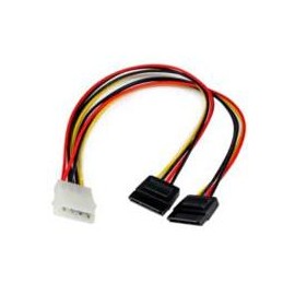ADAPTADOR CABLE DIVISOR DE PODER LP4 EN Y MOLEX 4 PINES...