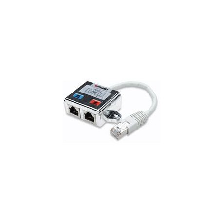 DISTRIBUIDOR MODULAR INTELLINET 1 X 2 RJ45 CAT 5E