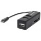 ADAPTADOR LECTOR OTG MANHATTAN TARJETAS 24 EN 1 HUB USB...