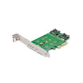 TARJETA ADAPTADORA PCI EXPRESS 3.0 DE 3 PUERTOS M.2 PARA...