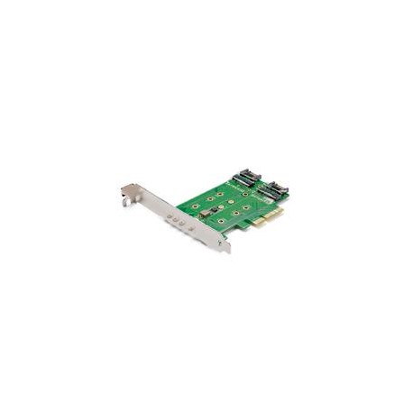 TARJETA ADAPTADORA PCI EXPRESS 3.0 DE 3 PUERTOS M.2 PARA...