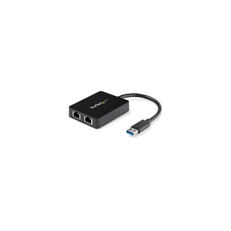 ADAPTADOR TARJETA DE RED NIC EXTERNA USB 3.0 2 PUERTOS GI...