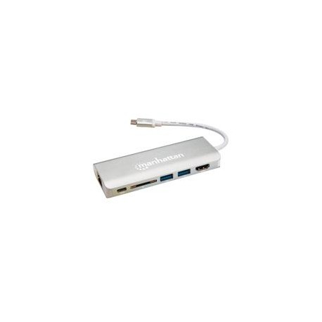 ESTACIóN DOCKING REPLICADOR MANHATTAN DE PUERTOS USB-C 6...