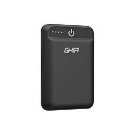 BATERIA DE RESPALDO GHIA POWER BANK 5000 MAH NEGRA