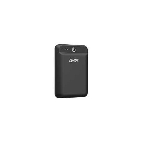 BATERIA DE RESPALDO GHIA POWER BANK 5000 MAH NEGRA