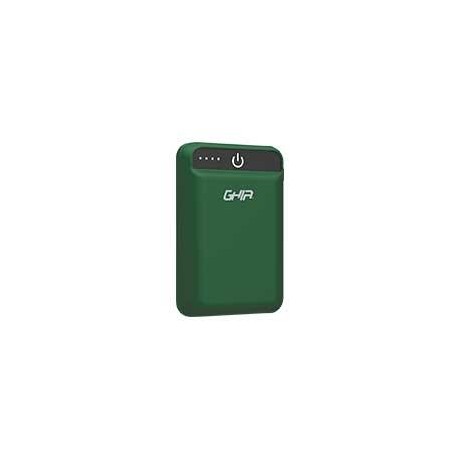 BATERIA DE RESPALDO GHIA POWER BANK 5000 MAH VERDE