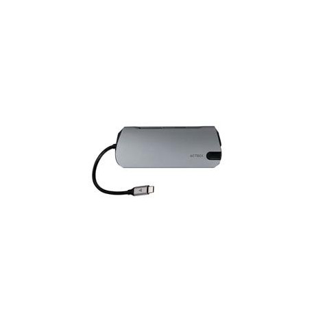 DOCKING STATION ACTECK  10 EN 1/ CONECTOR USB-C 3.1/ 4USB...