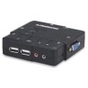 SWITCH KVM MANHATTAN 2 PTOS USB Y 2 PTOSVGA 3.5MM 1600X90...