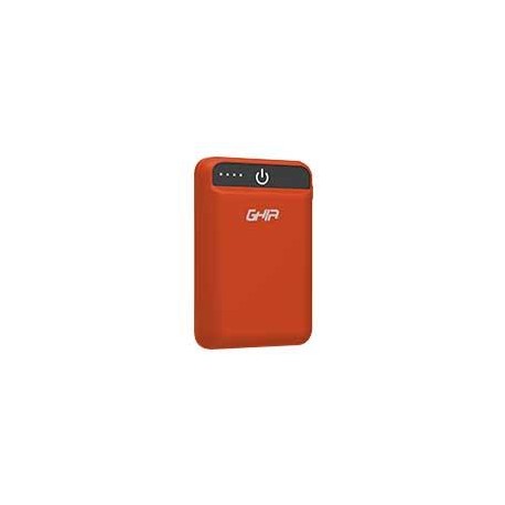 BATERIA DE RESPALDO GHIA POWER BANK 5000 MAH ROJA