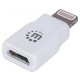 ADAPTADOR USB MICRO B A LIGHTNING 8 PIN MANHATTAN P/IPHON...