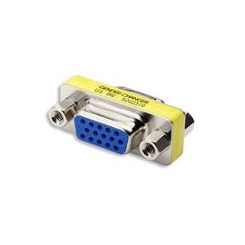 ADAPTADOR CAMBIADOR DE GENERO MANHATTAN VGA HD15 HEMBRA-H...