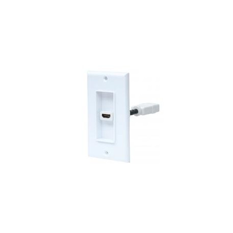 COPLE MANHATTAN HDMI BLANCO CON FACEPLATE 1 PUERTO