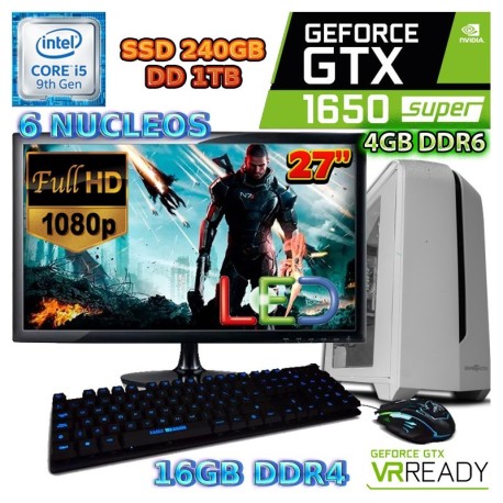 PC ARQUITECTURA CORE I5-12400F NVIDIA GTX-1650 4GB DDR6 M...