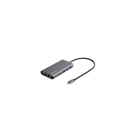 DOCKING USB-C MULTIPUERTOS - HDMI O VGA  - 100W ENTREGA D...