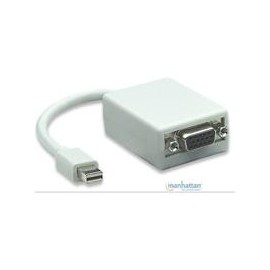 ADAPTADOR MANHATTAN MINI DISPLAYPORT A VGA 1080P M-H