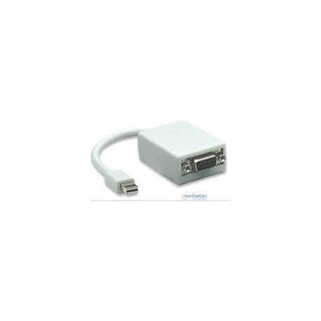 ADAPTADOR MANHATTAN MINI DISPLAYPORT A VGA 1080P M-H