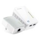 ADAPTADOR POWERLINE TP-LINK TL-WPA4220 KIT 1PZA INALAMBRI...