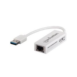 ADAPTADOR MANHATTAN TARJETA RED RJ45 USB 2.0 FAST ETHERNE...